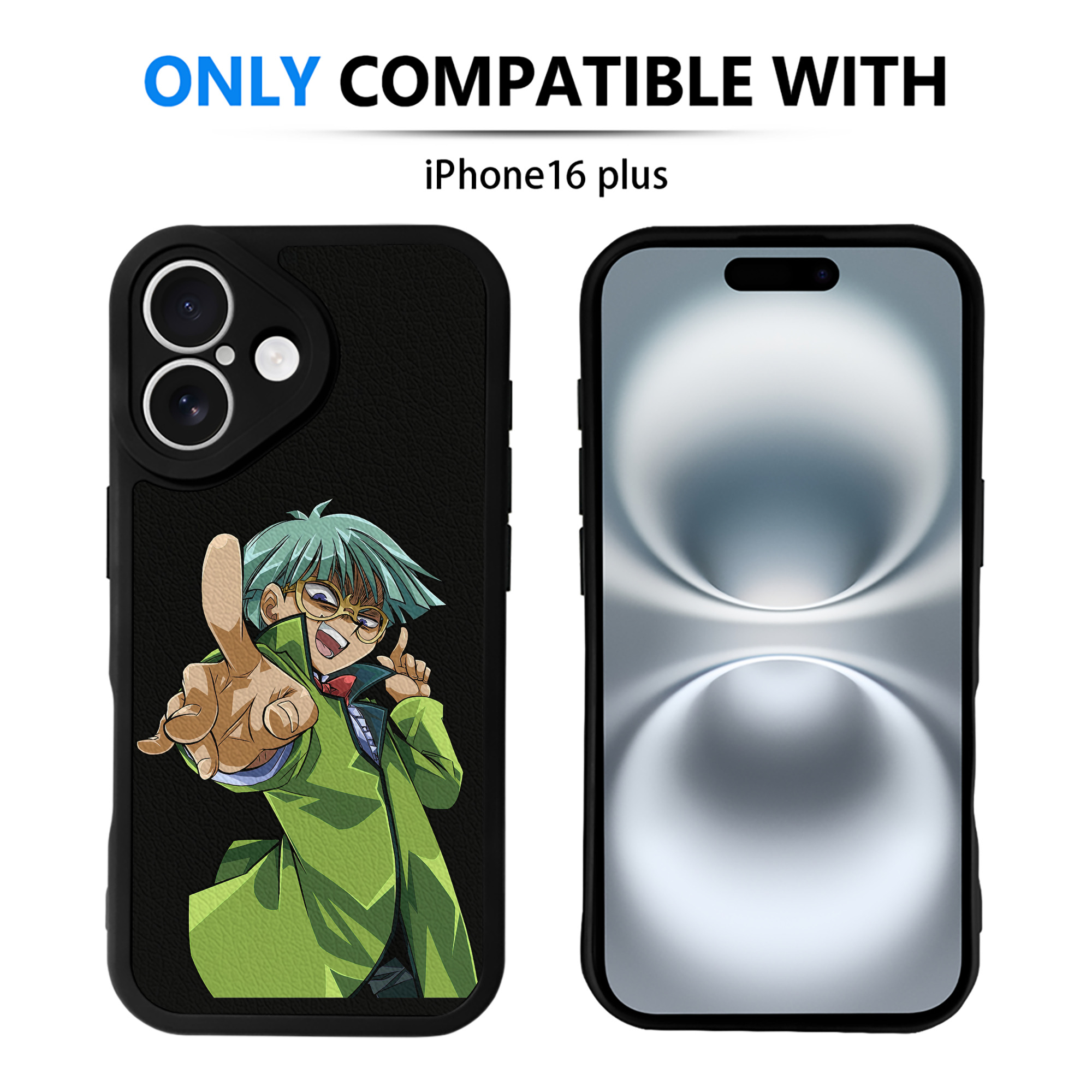 遊☆戯☆王 Yu-Gi-Oh! 【iPhone 16シリーズ対応】シリコンスマホケース（レザー調） 材質：シリコン